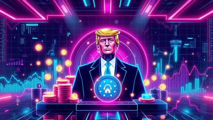 Indústria de Criptomoedas Investe Milhões no Fundo de Posse de Trump