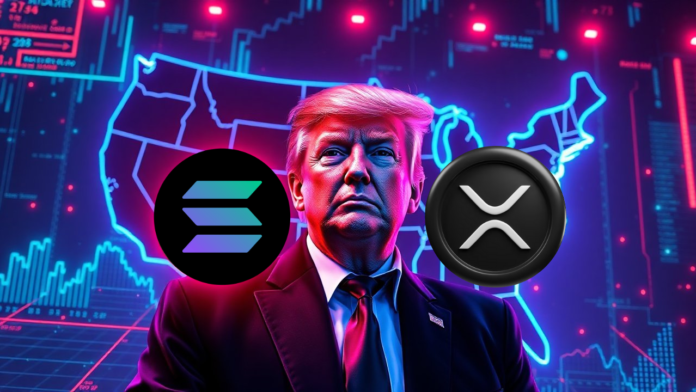 XRP e Solana sobem enquanto Trump planeja reserva de criptomoedas nos EUA